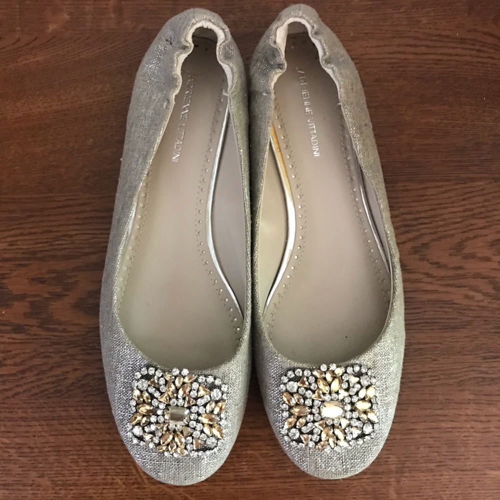 Adrienne Vittadini | Gold and Silver Flats